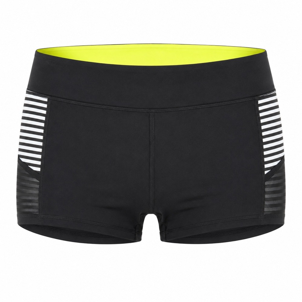 Champion Duo Dry XXL Black Striped Athletic bike Shorts Women Plus Size gym yoga
